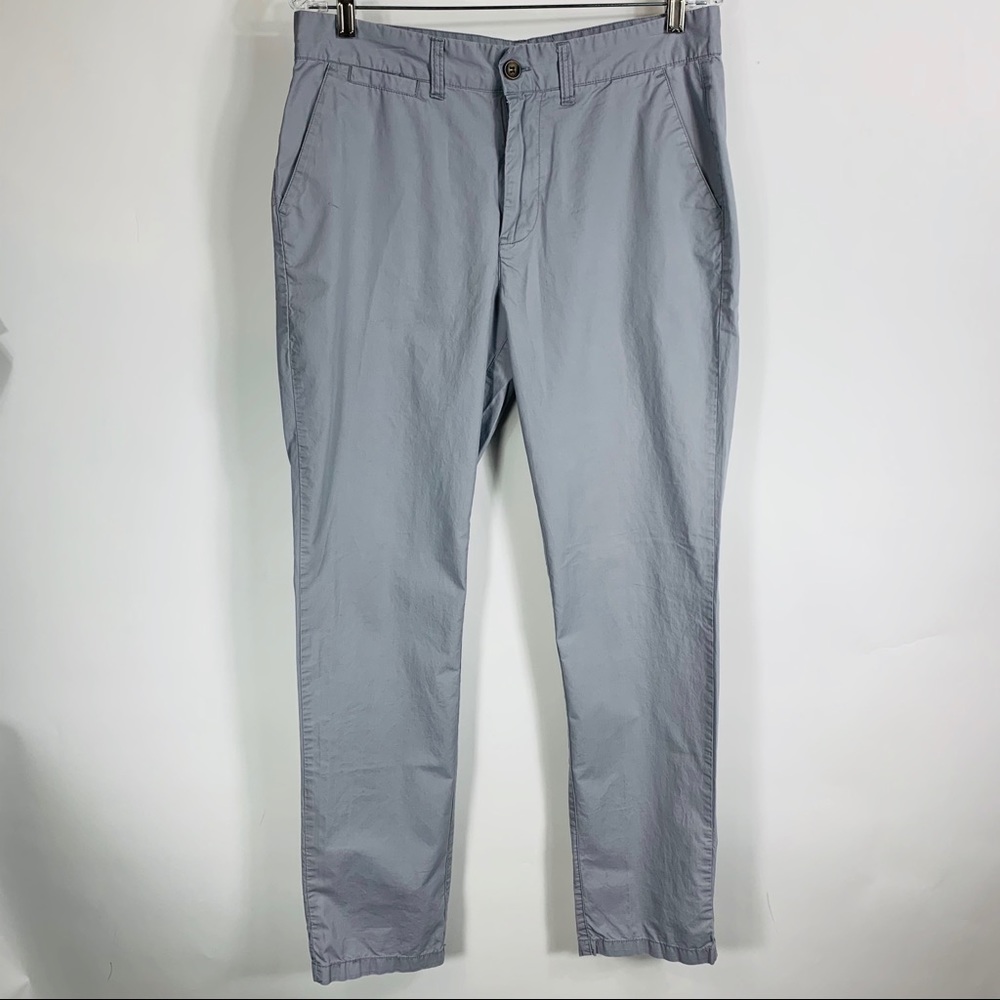 Lt Grey Lightweight Chino Pants Slacks Sz 31